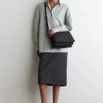 Zipper Crossbody Bag Black