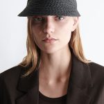 Outdoor Straw Sun Hat Black