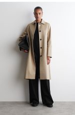 Shoelace Leather Ankle Boots Black