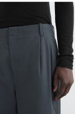 Pleated Pants Gray - Image 2