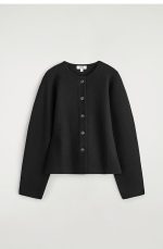 Wool Cardigan Black - Image 3