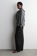 Wool Round-Neck Pullover Gray