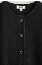 Wool Cardigan Black - Image 4