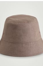 Linen Drawstring Fisherman Hat Flaxen - Image 4