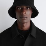 Wool Blend Fisherman Hat Black