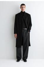 Elastic Side Panel Leather Ankle Boots Black Arrival