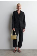 Nylon Shoulder Bag Cream Yellow - Image 2