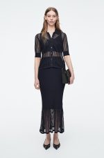 Knitted Long-Sleeve Shirt Blue