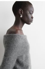 Standard Fit Merino Wool Off-shoulder Knitwear Arrival - Image 2