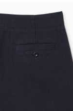 Pleated Pants Navy - Image 4