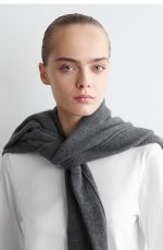 Knitted Long-Sleeve T-Shirt White - Image 2