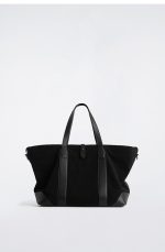 Leather Tote Bag Black
