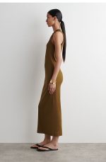 Round-Neck Regular Dress