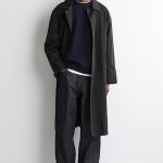 Wool Round-Neck Shirt Navy