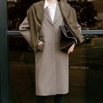 Crocodile-embossed Leather Loafers Dark Brown