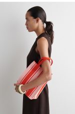 Mini Stripes Tote Bag Pink/orange/stripes - Image 3