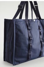 Nylon Large Capacity Tote Bag Blue - Image 3