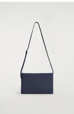 Zip Crossbody Bag Navy Blue - Image 3