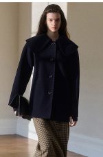 Leather Mini Satchel Shoulder Bag Black - Image 2