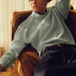 Square Buckle Suede Belt Dark Brown