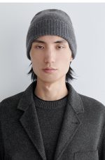 Neutral And With Cashmere Knitted Folding Cap - Image 2