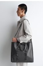 Nylon Large Capacity Tote Bag Gray - Image 2