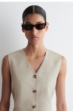 Linen Regular Skirt - Image 3