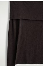 Wool Slim Top Brown - Image 4