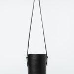 Mini Leather Bucket Bag Black Spring & Fall Wear