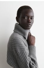 Knitted Jacket Gray - Image 2