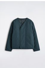 Quilted Jacket Blue - Image 3