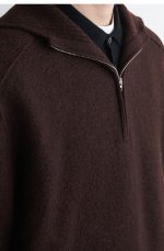 Wool Hoodie Brown - Image 2