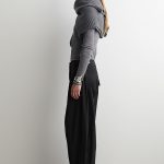 Barrel Trousers Black