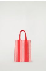 Mini Stripes Tote Bag Pink/orange/stripes