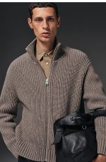 Leather Dual-purpose Messenger Bag Dark Brown - Image 2