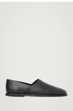 Leather Muller Shoes Black - Image 3