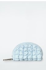 Quilted Texture Mini Pendant Bag Light Blue