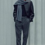 Neutral And Cashmere Scarf Dark Gray