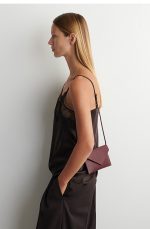 Leather Envelope Bag Red - Image 4