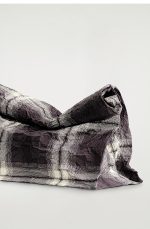 Folding Clutch Burgundy/plaid - Image 4