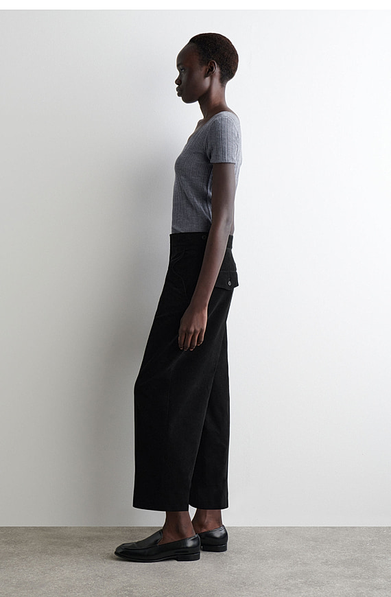 O1CN01aL917X1u7vvGR0YFm-4101595991 Corduroy Straight Pants Black - Image 1