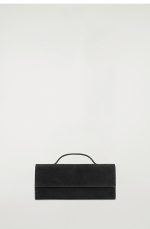 Leather Clutch Bag Black