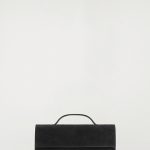 Leather Clutch Bag Black