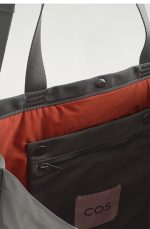 Nylon Large Capacity Tote Bag Gray - Image 4