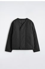 Quilted Jacket Black - Image 3