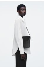 Mini Mesh Drawstring Bucket Bag Black Spring & Fall Wear - Image 3