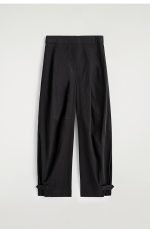 Barrel Trousers Black - Image 3