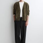 Cashmere V-Neck Cardigan Khaki
