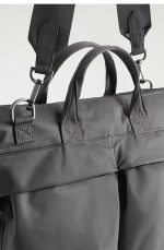 Nylon Tote Bag Gray - Image 3