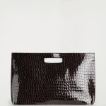 Leather Satchel Shoulder Bag Brown